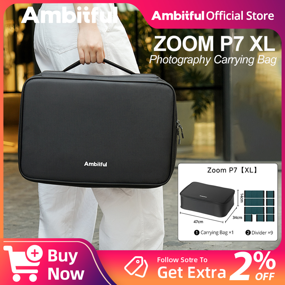 Drone Camera Professional - Tas Penyimpanan Fotografi Ambitful ZOOM P7II