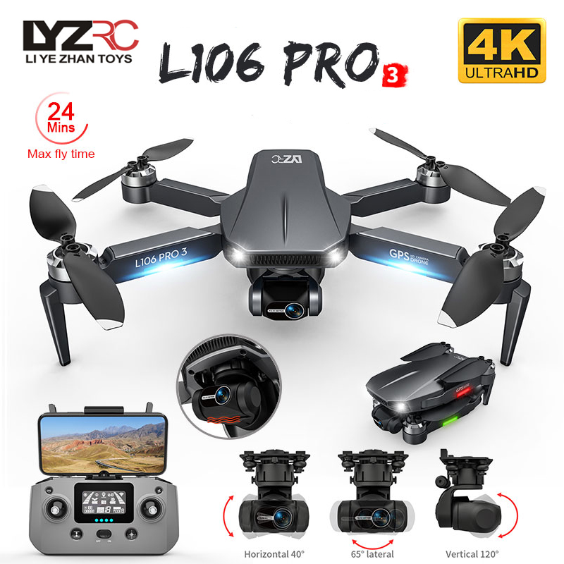 Drone Camera Professional - L106 Pro Drone remote control lipat,