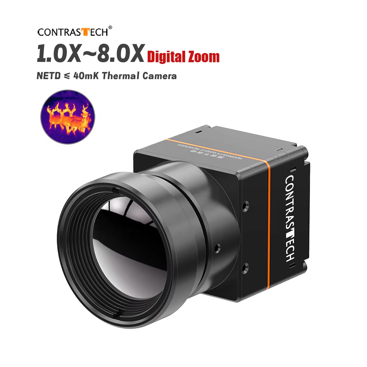 Drone Camera Thermal - Kamera Termal Digital Zoom 1-8X 640x512