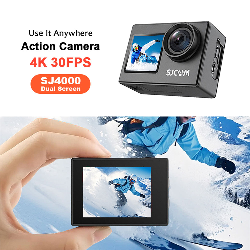 Drone Camera Action - Kamera Aksi SJCAM SJ4000 4K/30 fps