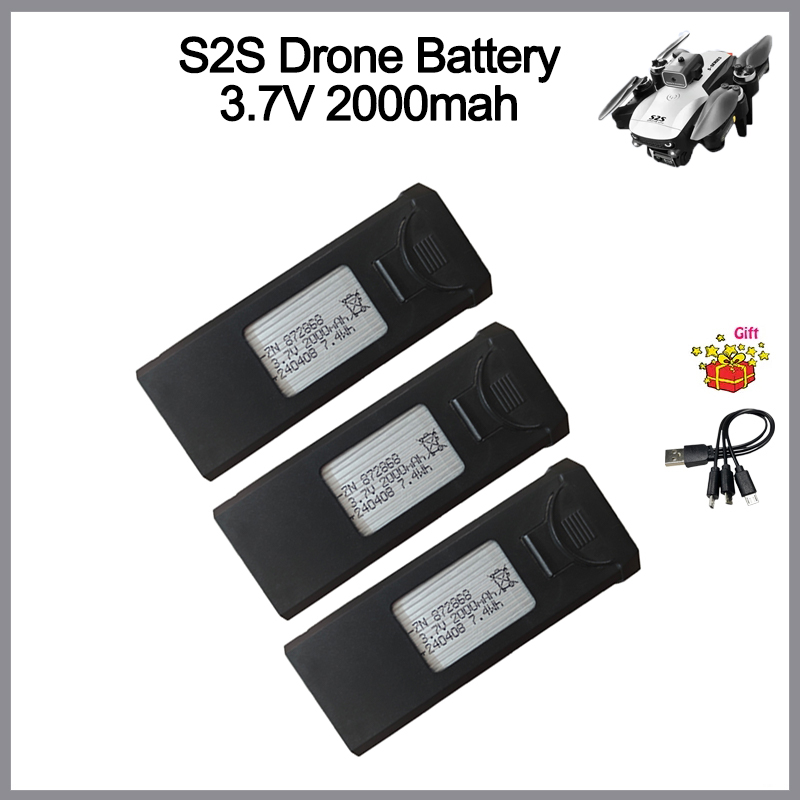 S2S Drone Xiaomi S2S 3.7V 2000 - Eachine Drone E58 ulasan dan harga